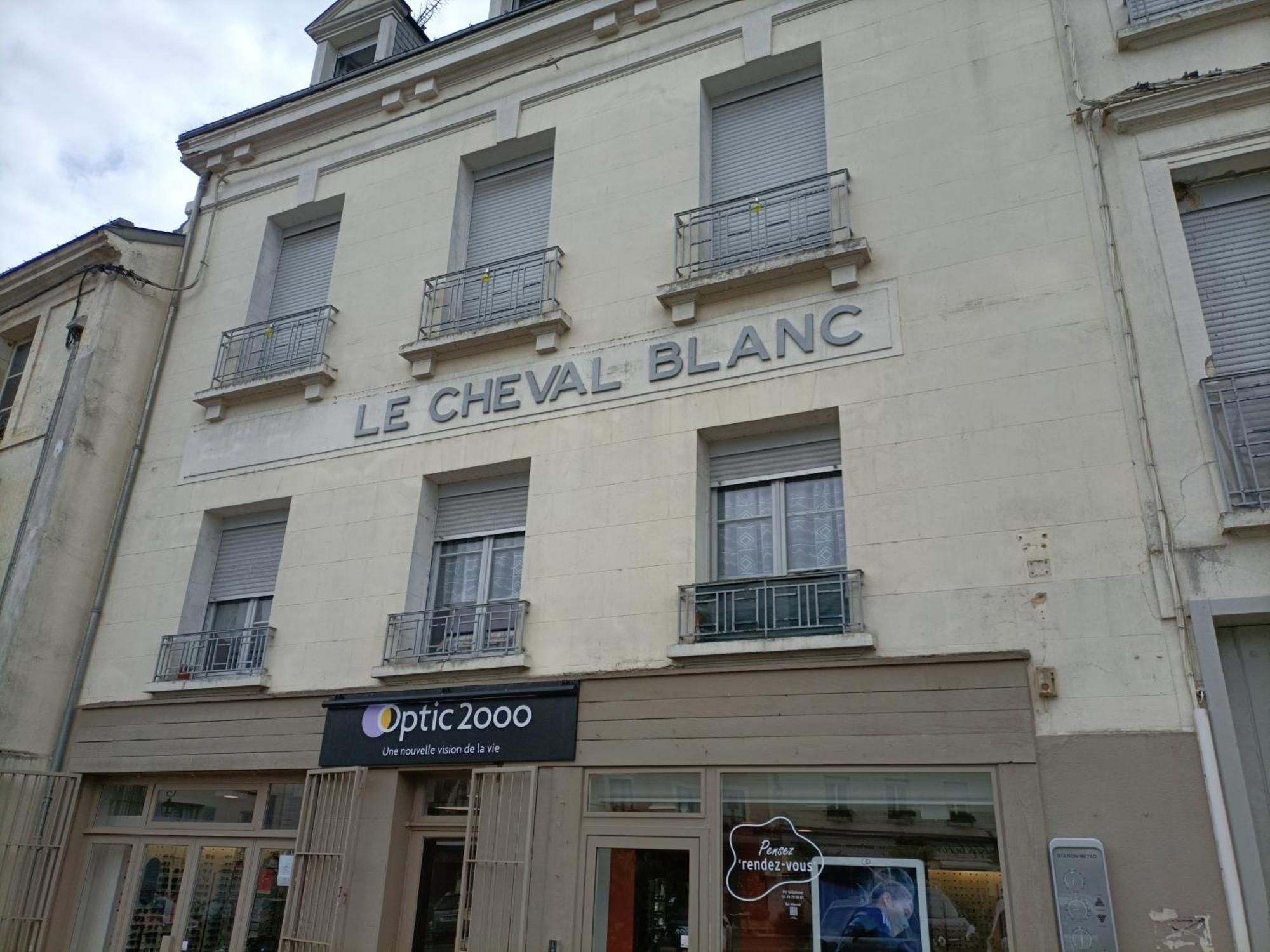 Le Cheval Blanc La Chartre Sur Le Loir Apartment Luaran gambar